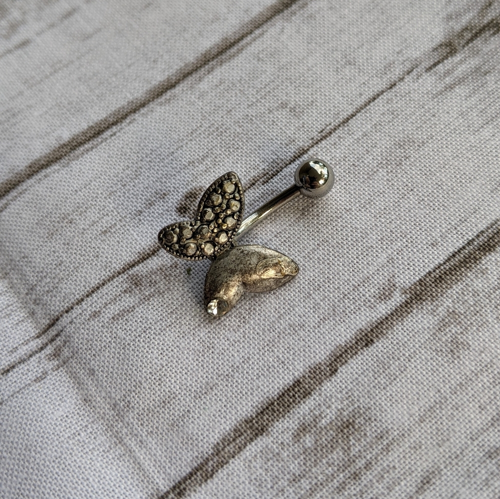 Butterfly Belly Button Ring